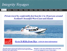 Tablet Screenshot of integrityvoyages.co.uk